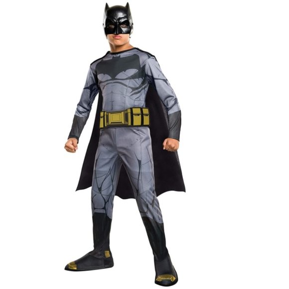 Boys Batman Dawn of Justice Costume L 10/12 NWT